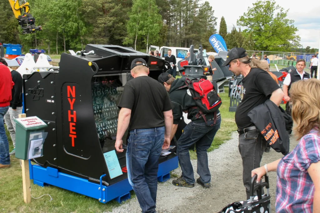 Simex sikt- och krosskopa på MaskinExpo 2013.