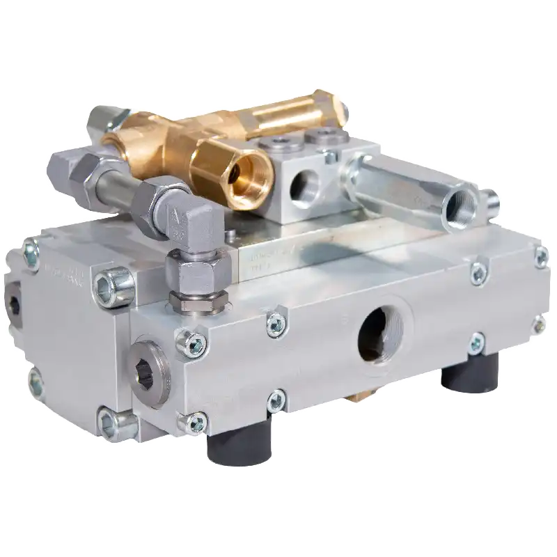 Produktbild på hydraulisk högtrycksvattenpump HPW180. HPW-serien tillverkad av Dynaset och som säljs av AMAS Svenska AB i Sverige.